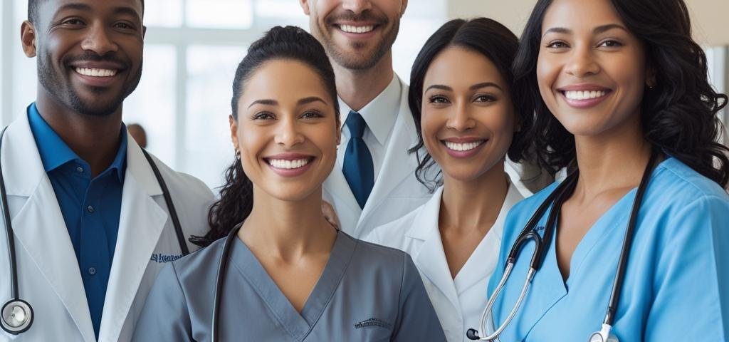 A group of Nurse Practitioners discussing professional Issues