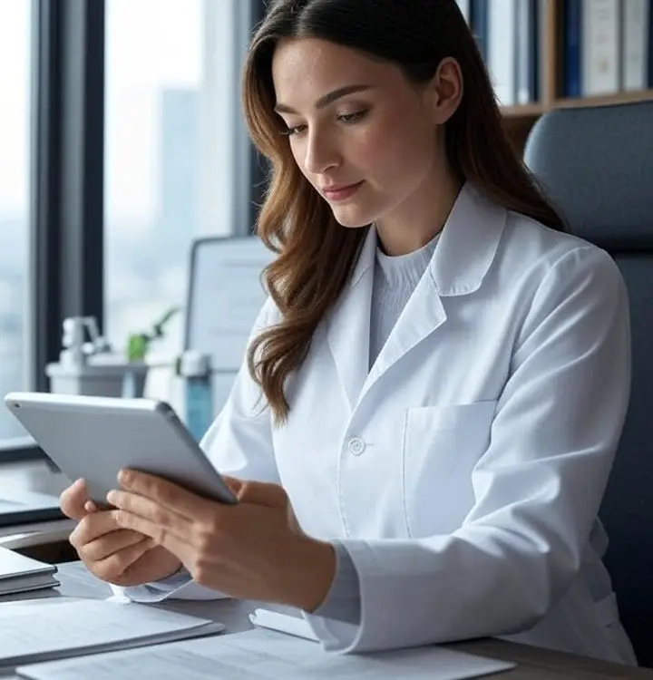 A PMHNP recording Clinical Hour and Patient Logs in Meditrek.